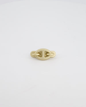 Hermes Tri Maillon Chaine d'Ancre PM Hair Clip in Matte Aluminium