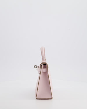 *SUPER RARE* Hermès Mini Kelly II 20 Bag In Mauve Pale Epsom Leather with Palladium Hardware