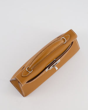 Hermès Mini Kelly II 20 Bag in Gold Epsom Leather with Palladium Hardware