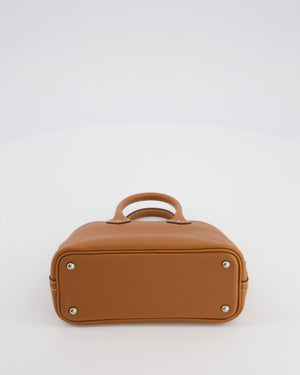 *RARE* Hermès Bolide 1923 Mini Bag in Gold Evercolour Leather with Palladium Hardware