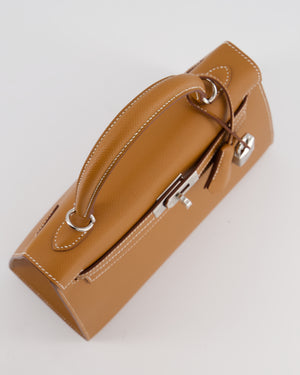Hermès Kelly 25 Sellier Bag in Gold Epsom Leather with Palladium Hardware