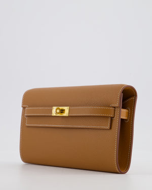 Hermès Kelly To Go Bag in Gold Epsom Leather with Gold Hardware