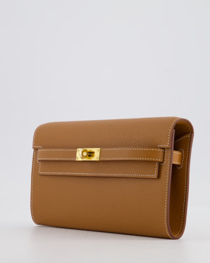 Hermès Kelly To Go Bag in Gold Epsom Leather with Gold Hardware