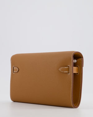Hermès Kelly To Go Bag in Gold Epsom Leather with Gold Hardware
