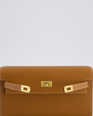 Hermès Kelly To Go Bag in Gold Epsom Leather with Gold Hardware
