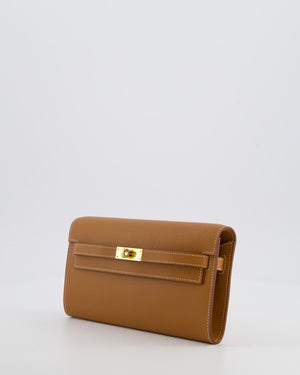 Hermès Kelly To Go Bag in Gold Epsom Leather with Gold Hardware