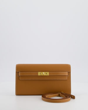 Hermès Kelly To Go Bag in Gold Epsom Leather with Gold Hardware