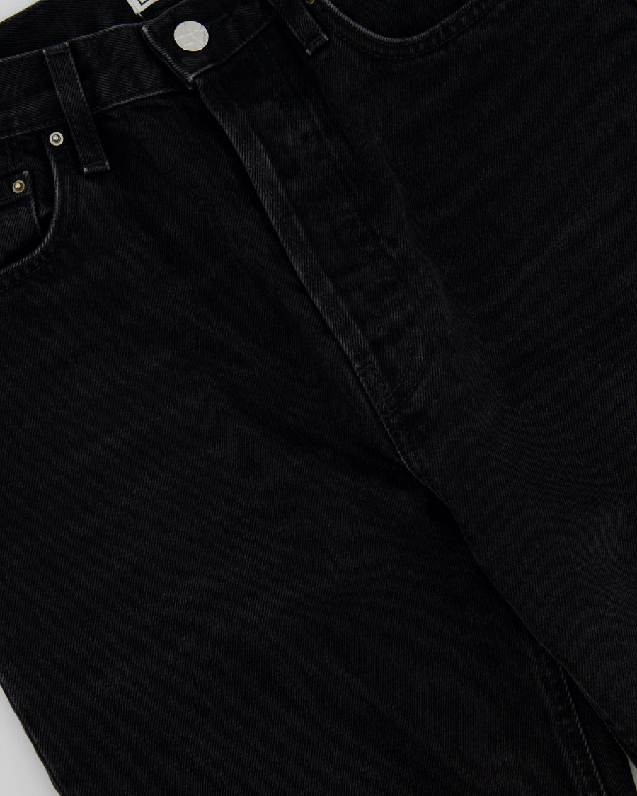 Toteme Black Cotton Straight Denim Jeans Size 27/32