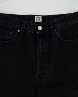 Toteme Black Cotton Straight Denim Jeans Size 27/32