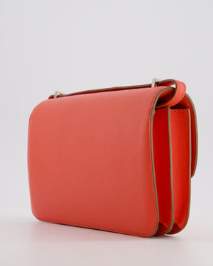 Hermès Constance Elan Bag in Rose Jaipur Epsom Leather with Palladium Hardware
