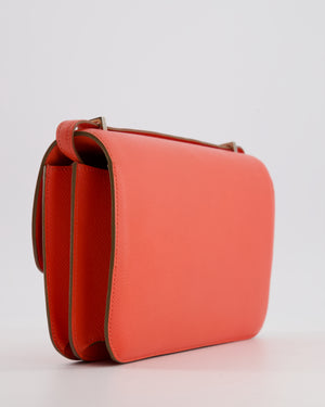 Hermès Constance Elan Bag in Rose Jaipur Epsom Leather with Palladium Hardware