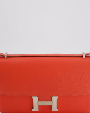 Hermès Constance Elan Bag in Rose Jaipur Epsom Leather with Palladium Hardware