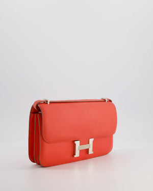 Hermès Constance Elan Bag in Rose Jaipur Epsom Leather with Palladium Hardware