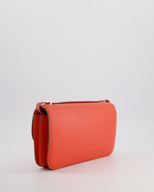 Hermès Constance Elan Bag in Rose Jaipur Epsom Leather with Palladium Hardware