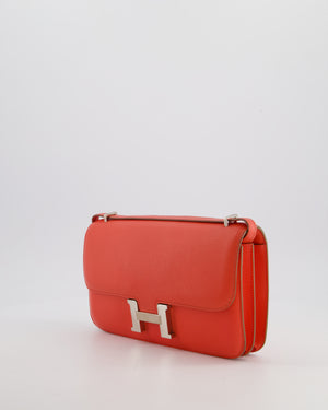 Hermès Constance Elan Bag in Rose Jaipur Epsom Leather with Palladium Hardware