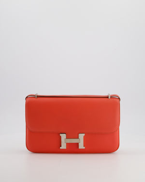 Hermès Constance Elan Bag in Rose Jaipur Epsom Leather with Palladium Hardware