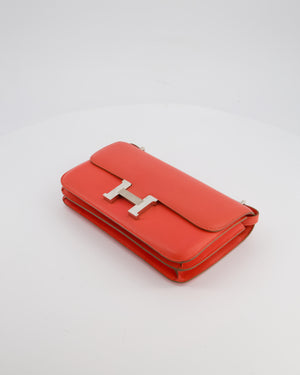 Hermès Constance Elan Bag in Rose Jaipur Epsom Leather with Palladium Hardware