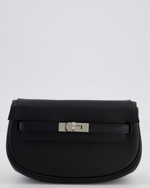 *NEW RELEASE* Hermès Kelly Moove Bag in Noir Swift Leather with Palladium Hardware