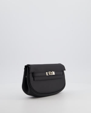 *NEW RELEASE* Hermès Kelly Moove Bag in Noir Swift Leather with Palladium Hardware