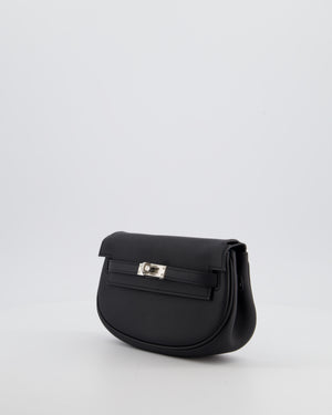 *NEW RELEASE* Hermès Kelly Moove Bag in Noir Swift Leather with Palladium Hardware
