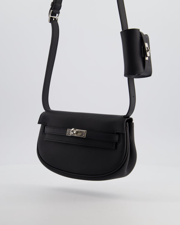 *NEW RELEASE* Hermès Kelly Moove Bag in Noir Swift Leather with Palladium Hardware