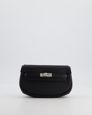 *NEW RELEASE* Hermès Kelly Moove Bag in Noir Swift Leather with Palladium Hardware