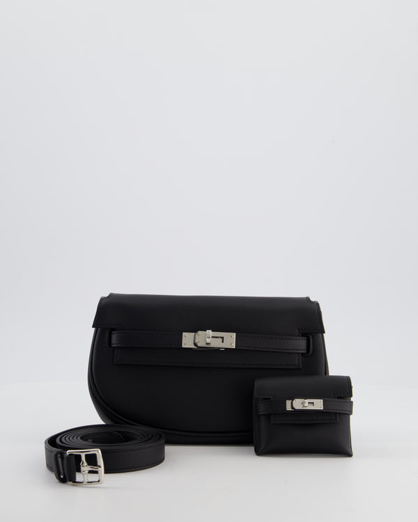 *NEW RELEASE* Hermès Kelly Moove Bag in Noir Swift Leather with Palladium Hardware