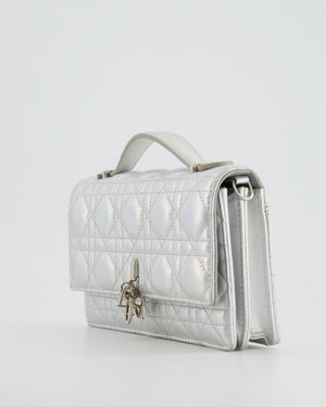Christian Dior Silver Iridescent My Dior Mini Bag with Silver Hardware