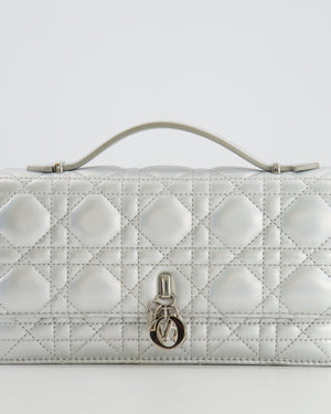 Christian Dior Silver Iridescent My Dior Mini Bag with Silver Hardware