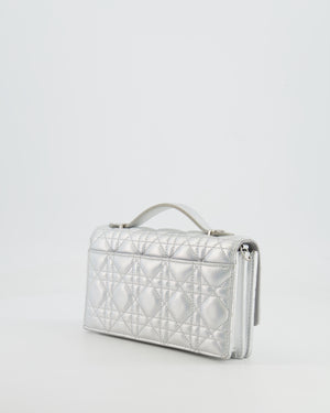 Christian Dior Silver Iridescent My Dior Mini Bag with Silver Hardware