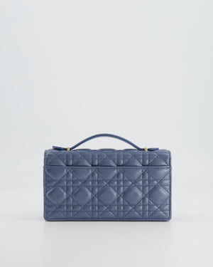Christian Dior Blue Iridescent My Dior Mini Bag with Champagne Gold Hardware