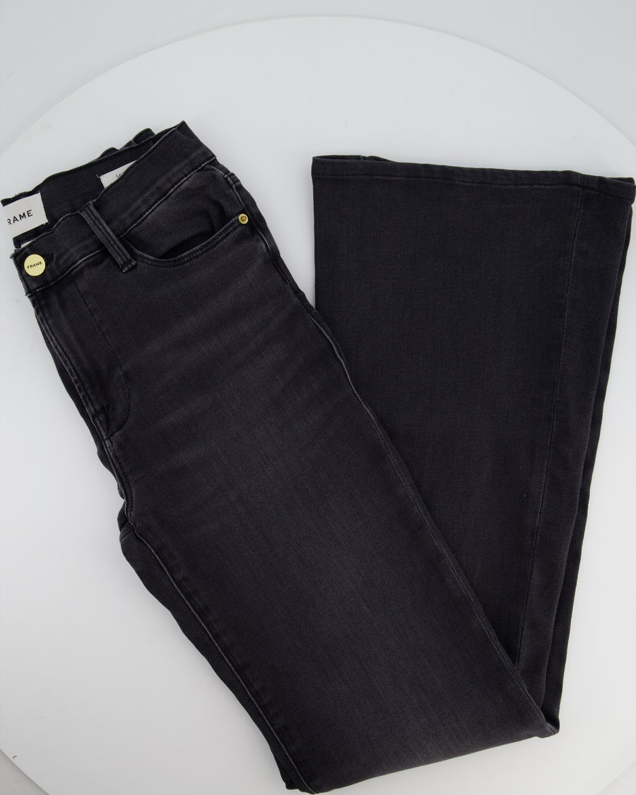 Frame Black Cheyenne High-Rise Flared Jeans Size 26 (UK 8)