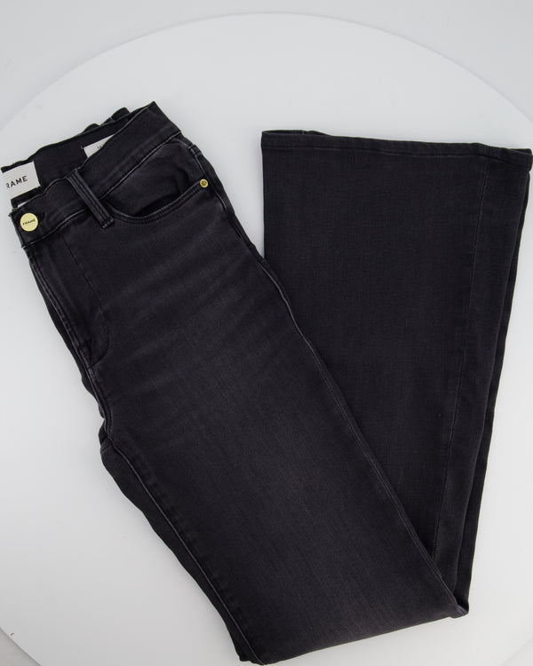Frame Black Cheyenne High-Rise Flared Jeans Size 26 (UK 8)