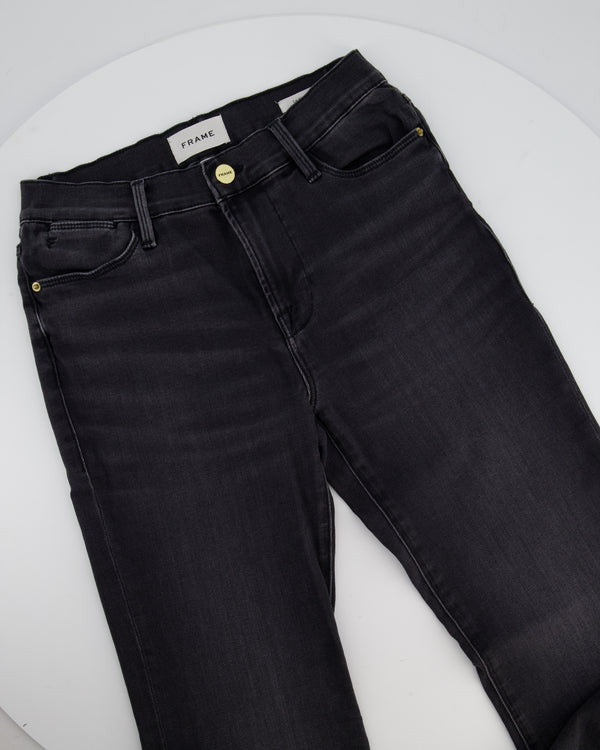 Frame Black Cheyenne High-Rise Flared Jeans Size 26 (UK 8)