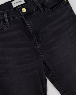 Frame Black Cheyenne High-Rise Flared Jeans Size 26 (UK 8)