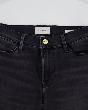 Frame Black Cheyenne High-Rise Flared Jeans Size 26 (UK 8)