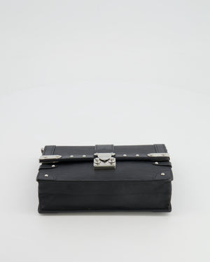 Louis Vuitton Black Trunk Wallet on Chain Bag in Epi Leather with Silver Hardware RRP £2,450