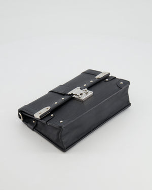 Louis Vuitton Black Trunk Wallet on Chain Bag in Epi Leather with Silver Hardware RRP £2,450