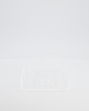 Christian Dior Clear Perspex, White Cannage Mini Tray RRP £190