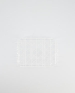 Christian Dior Clear Perspex, White Cannage Mini Tray RRP £190
