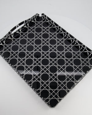 Christian Dior Black Cannage Perspex Tray RRP £420