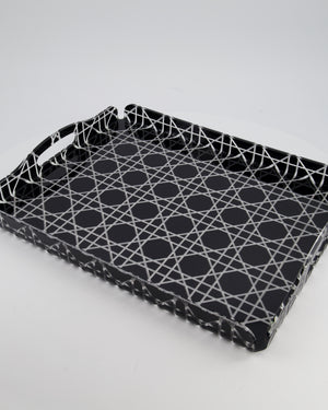 Christian Dior Black Cannage Perspex Tray RRP £420
