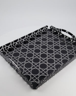 Christian Dior Black Cannage Perspex Tray RRP £420