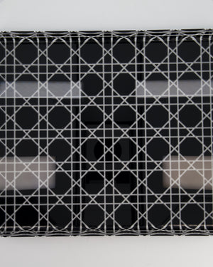 Christian Dior Black Cannage Perspex Tray RRP £420