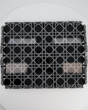 Christian Dior Black Cannage Perspex Tray RRP £420