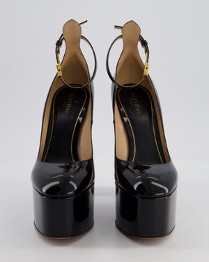 Valentino Garavani Black Patent Leather Go Platform Heels Size EU 40 RRP £900