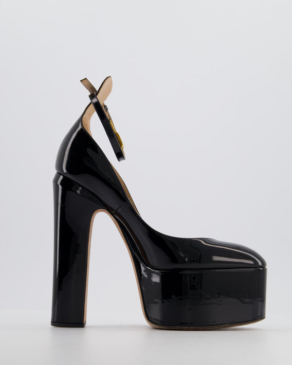 Valentino Garavani Black Patent Leather Go Platform Heels Size EU 40 RRP £900