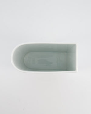Hermès White, Red, Green, Blue, and Yellow Rallye 24 Porcelain Vase