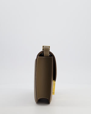 Hermès Constance III Miroir 24cm Bag in Etoupe Epsom Leather with Gold Hardware