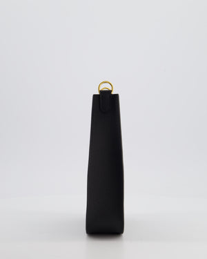 *SUPER RARE* Hermès Mini Evelyne Sellier Bag in Black Epsom Leather with Gold Hardware